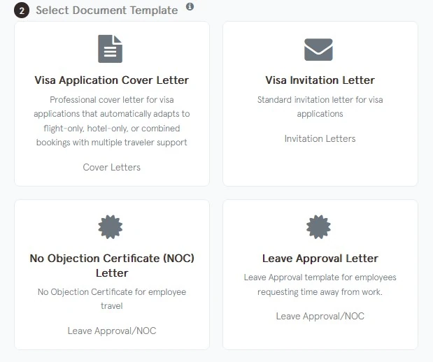 Document Types Available