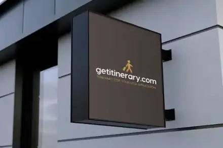 Get Itinerary Office Sign